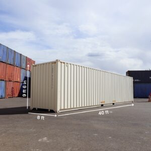 40 pieds conteneur maritime High Cube neuf